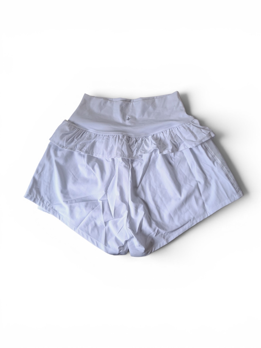 🆕️ Halara Breezeful High Waisted Ruffle Yoga Shorts Womens Small - Picture 10 of 14